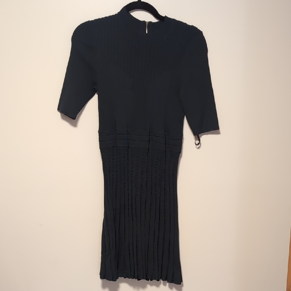 Forest Green Knit Dress Ted Baker